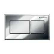 Geberit 115.932.KA.1 Dual Flush Button Actuator Plate in Polished Chro