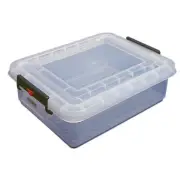 Food Storage Tub 40L Container with Lid Tote Box Araven Ingredient Box ID Clips
