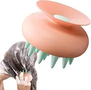 Shampoo Brush, Head Massager with Large Suction Cup, Easy Storage Scalp Massager Hair Shower Brush Comb Care Tool for