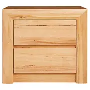 [Sleeping Giant] Bellambi Natural Messmate Bedside Table - 2 Drawer