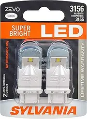 SYLVANIA ZEVO 3156 White LED Bulb, (Contains 2 Bulbs)