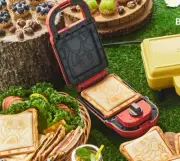 Pokemon x BRUNO Hot Sandwich Maker Single Pikachu Hitokage AC100V Power New