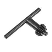 Carbon Steel Chuck Key 5mm Key 11 Teeth for 0.6-6mm Drill Chuck Black