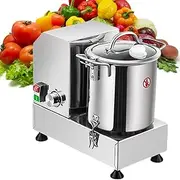 Commercial Food Processor Heavy Duty Electric Vegetable Chopper,6L/9L/15L Stainless Steel Food Shredder, Commercial Meat Vegetable Food Processor Meat Chopper,for Meat Vegetable Fruit(15L)