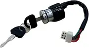 Ignition Key Switches for 50cc-250cc Quad 4 Wheeler ATV Dirt Pit Bike Motorcycle Ignition Switch Start Switch Door Locks 2 Key 6 Pin 6 Wire Ignition Barrel Key Switch
