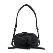 [Simone Rocha] Simone Rocha-Black Classic Bow Crossbody Bag With Emboidery-Donna OS OS