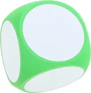 Kisangel Large Erasable Dice Blank Game Dice for DIY Activities Fun Party Games and Educational Use Safe Lightweight and Reusable