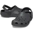 Crocs Classic 205942 Clog Unisex 6M-8W Black Glitter Comfort Casual Shoes QLW362