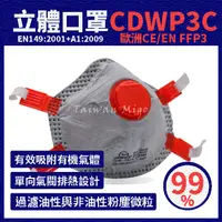 在飛比找蝦皮商城精選優惠-歐規CDW-P3C FFP3等級 10入盒