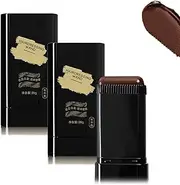 2Pcs Carylook Hair Color Stick,Waterproof and Sweat-Proof Hair Dye Stick,Portable Hair Color Touch-Up stick with Comb,2-in-1 Touch-Up Comb for Gray Hair Coverage (Coffee)