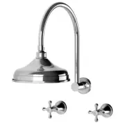 Phoenix Tapware NS121 CHR Nostalgia Vintage Shower Set (Chrome)