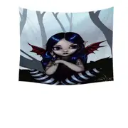 Lost… But Not Worried Little Goth Fairy Tapestry