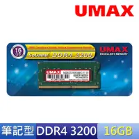 在飛比找momo購物網優惠-【UMAX】DDR4 3200 16GB 筆記型記憶體(20