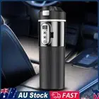12V/24V Thermos Cup Digital LCD Display Stainless Steel Travel Coffee Mug Warmer