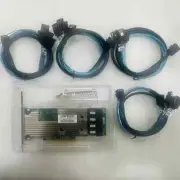 LSI 9305-16i SATA SAS 12Gbs RAID Controller PCIe 3.0 x8 IT-Mode 4* SFF-8643 SATA