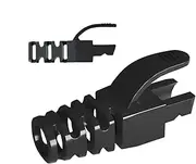 Network Cable Cover - RJ 45 Cable Plug Protectors | 6.5mm Plug Covers for Cords | Rj45 Cable Connector Boots | Plug Covers for Cords | Rj45 Strain Relief Boots for Rj45 Head Network Cable
