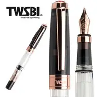 在飛比找momo購物網優惠-【TWSBI 三文堂】《580 系列鋼筆》透黑玫瑰金 II