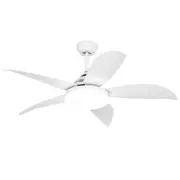 ADVWIN Ceiling Fans with 3-Color Light & 6 Speed White