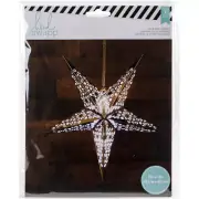 Paper Lanterns Large 5 Point Silver Foil(3 Piece)
