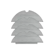 4pcs Rags For Robovac L35 Hybrid/l35 Hybrid Dry And Wet Usage Mop Cloths Pad Floor Cleaning