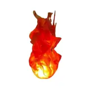Halloween Floating Fireball Prop Flame Lamp Prop Artificial Fake Fire7394