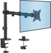 Single Monitor Arm Mount | Desk Stand | Full Motion Height Adjustable