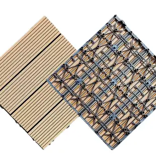 【JLS】防腐朽 卡扣式 塑木地板 拼接地板 仿實木地板 (8折)