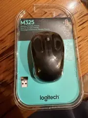 Logitech M325 Wireless Mouse with Nano Receiver -Black