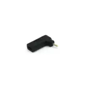 1pc USB 3.1 Type C Female to 2.5 x 0.7mm Male Plug Right Angle DC Power Adapter