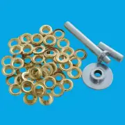 2x 63pc Tarpaulin Repair Kit Punch Tool Eyelets Grommets Groundsheet Tarp Awning