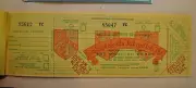 Vintage Bombay Calcutta Jockey Club Lottery Drawing Ticket Stub Unused MINT