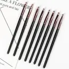 Lipstick Smudge Brush Reusable Smooth Aluminum Tube Cosmetic Brush Elegant
