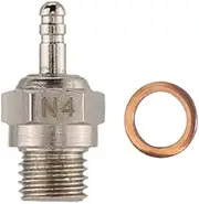 4 Glow Plugs #4 Hot Spark Vertex SH Engine Parts Accessroies for Nitro Truck Replace OS RC Model Car 70117