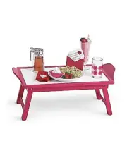American Girl Breakfast in Bed Set NEW Tray Waffles Syrup Smoothie Milk & More