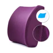 Seat Cushion Memory Foam Orthopaedic Back Pain Relief for Home Office Car Chair