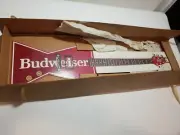 Budweiser Air Electric Guitar Cardboard Sign Advertisement