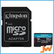 Kingston Canvas Go! Plus Memory Card 64 GB MicroSD Class 10 UHS-I