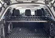 Light Modular Storage Molle Panel Center Shelf Tray for Land Rover Discovery 5 L462 2017-2025 (for The Third Row Without Handles)