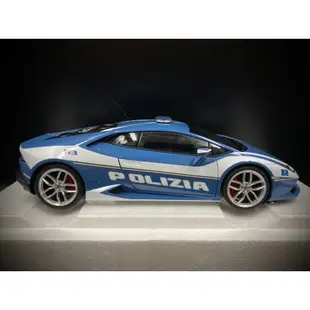 【收藏模人】Autoart Lamborghini Huracan LP610-4 義大利 警車 1:18 1/18