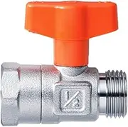 SANEI V6401-13 Straight Ball Valve, One-Touch Handle On/Off, Heat Pump, Eco Cute