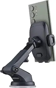 Encased Phone Holder Car Mount for Samsung Galaxy S23 Ultra / S23 Plus / S22 Ultra (Windshield and Dash Mountable) Compatible with Note 10/20 Ultra