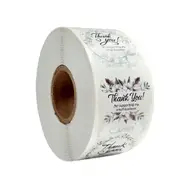 Cute Floral 'Thank you for supporting my small business' Stickers Round Seal Labels for Business Gift Box Decor