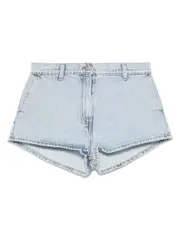 [Magda Butrym] Magda Butrym-Mini Shorts In Denim Azzurro-Donna 38 FR