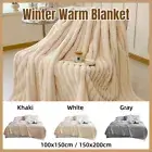 Cozy Soft Throw Plush Blanket Winter Summer Sofa Bed Blanket Throw Queen Size AU