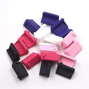 20 Pcs 5Colors Silicone USB Type A,USB Port Standard-A Female Anti Dust Cover Plugs Protector Stopper Cap for Desktop PC Laptops (Black,White,Purple,Pink,Hot Pink)