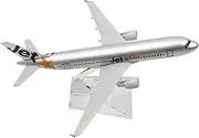 Replica Pre-Build Aircraf 1:400 Scale for JetstarAir Airbus A320 Alloy Simulation Aircraft Static Display Model Product Display Collection Gift Display