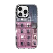 iPhone 16 Pro Clear Case MagSafe Compatible Winter in Paris (Holiday Fashion Illustration Case)