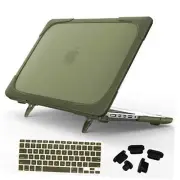 for MacBook Pro 15 inch Case A1398 with Retina Display, [Heavy Avocado Green