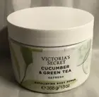 Victoria's Secret Cucumber & Green Tea Sugar Exfoliating Body Scrub 13 OZ NEW