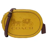 在飛比找蝦皮商城優惠-【COACH】新款大馬車LOGO小斜背相機包(黃)